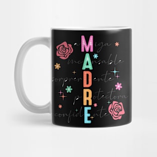 Spanish Mothers Day, Retro Madre , Retro Mama Mug